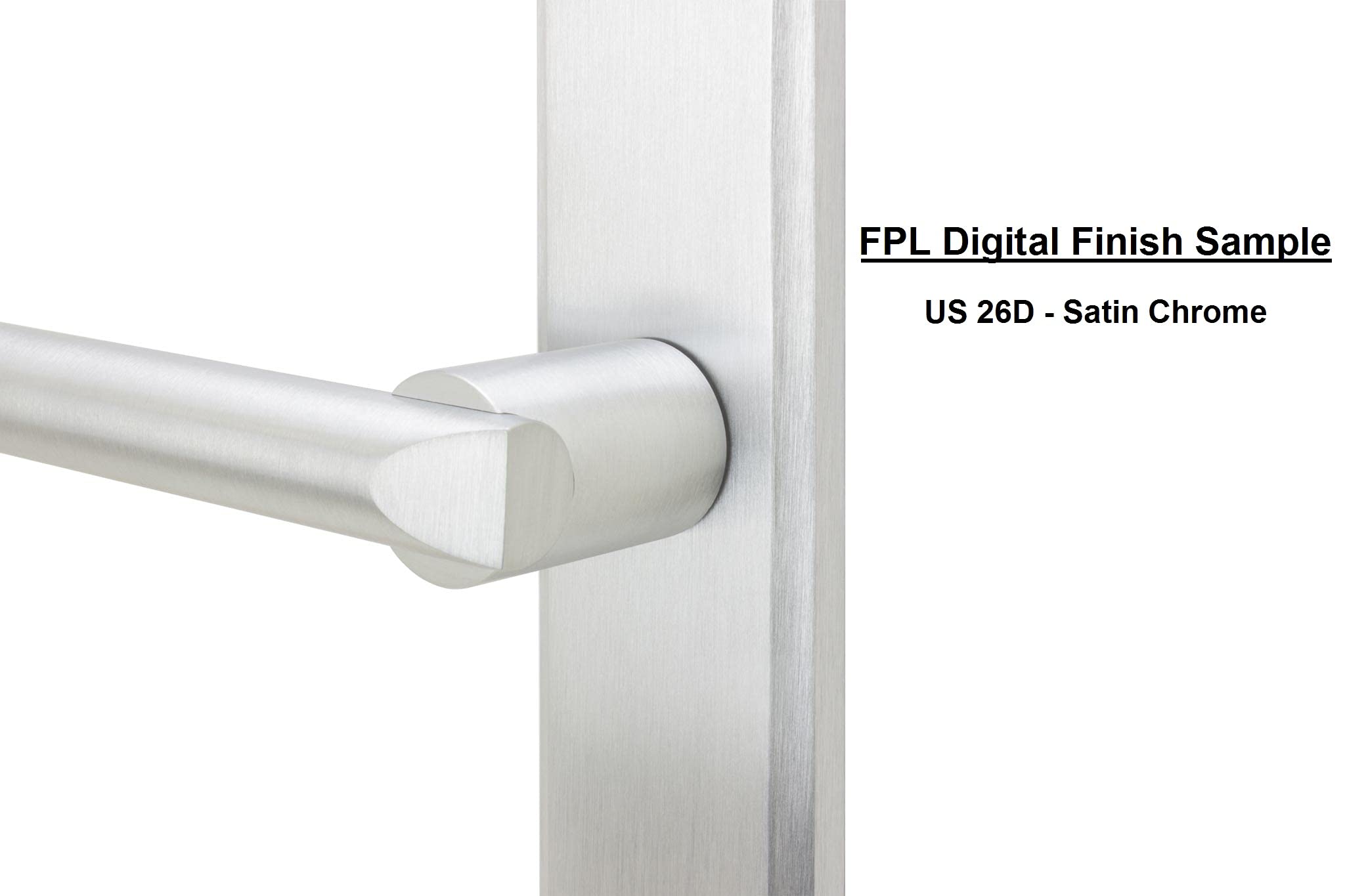 Royal Zinc Die-Cast Lever Set with Satin Chrome Back Plates - Full Dummy Set for Left Hand Doors | Perfect for Home Security & Interior Door Upgrades