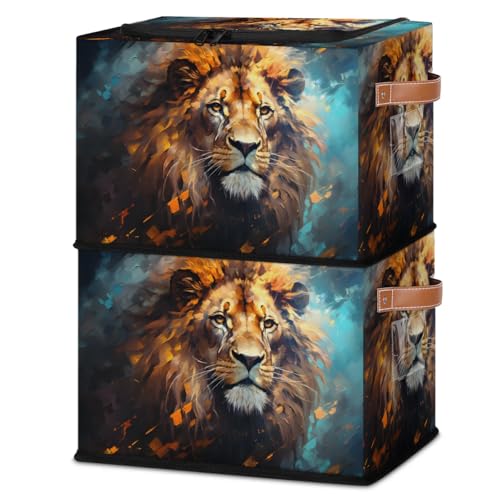 Abstract Animal Lions