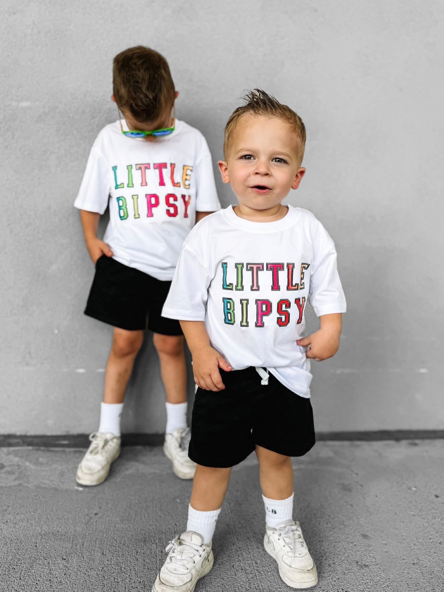 Ombre Little Bipsy Tee - Trendy White T-Shirt for Women | Casual Wear, Layering & Everyday Outfits