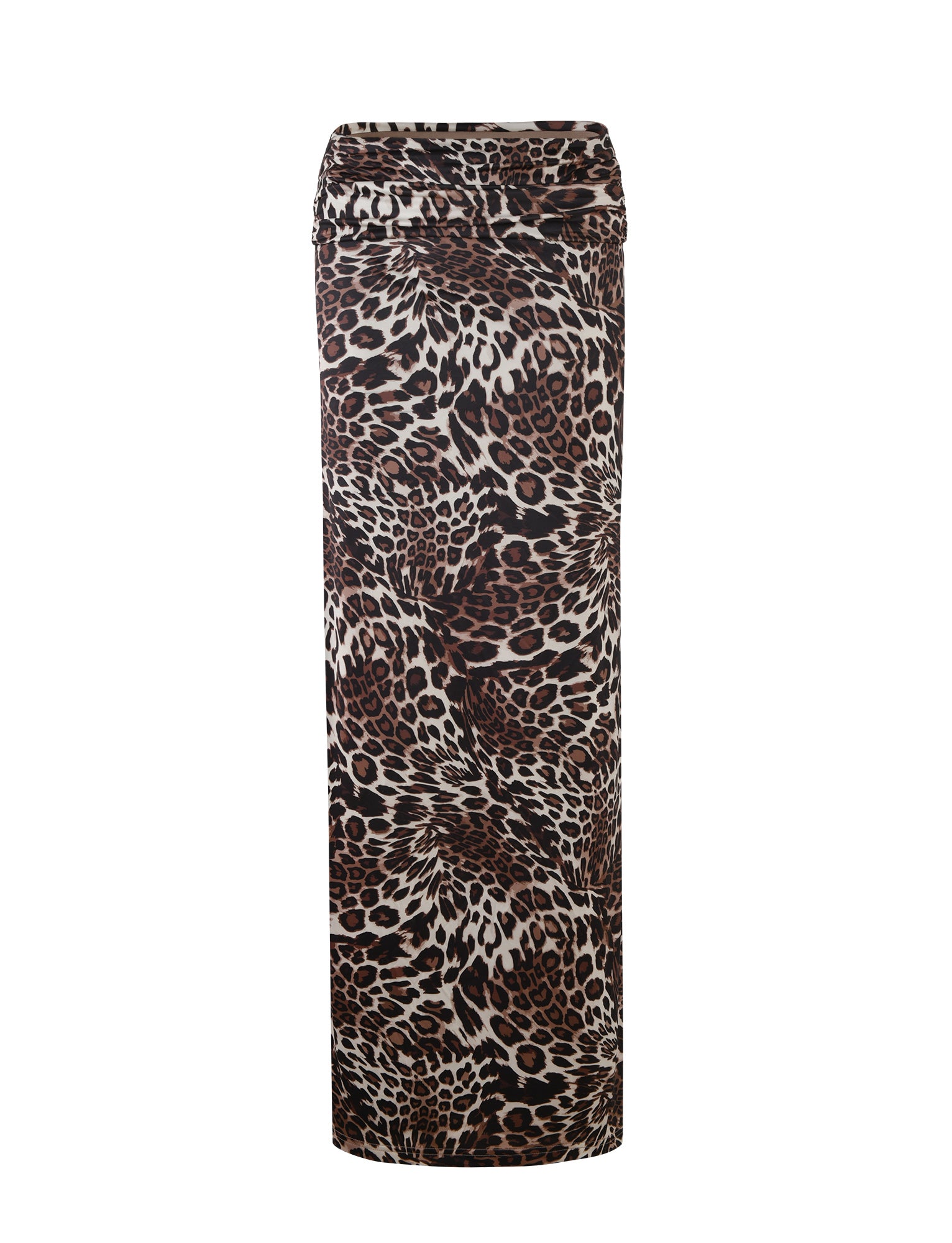 CYNTHIA Women's Maxi Skirt - Leopard Print Flowy Long Skirt for Casual, Beach & Boho Style Outfits