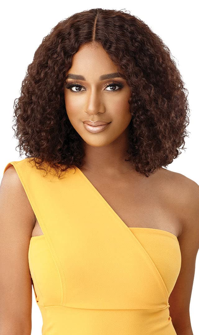 Outre The Daily 100% Unprocessed Human Hair Lace Front Wet & Wavy Wig - NATURAL CURLY 14