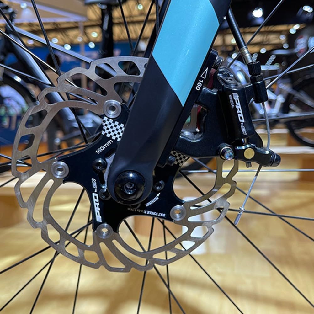 Flat Mount Disc Brake Caliper - Mechanical to Hydraulic Conversion for Road Bikes, Mountain Bikes, E-Bikes & Electric Bikes (Front & Rear) | Perfect for Commuting, Trail Riding & Urban Cycling