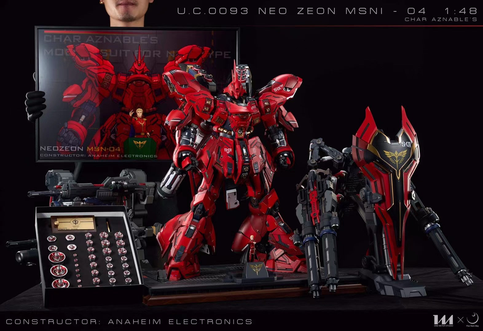 One Meter Studio Commander | Premium Action Figure for Collectors - Perfect for Display, Photography, and Role-Playing Scenes