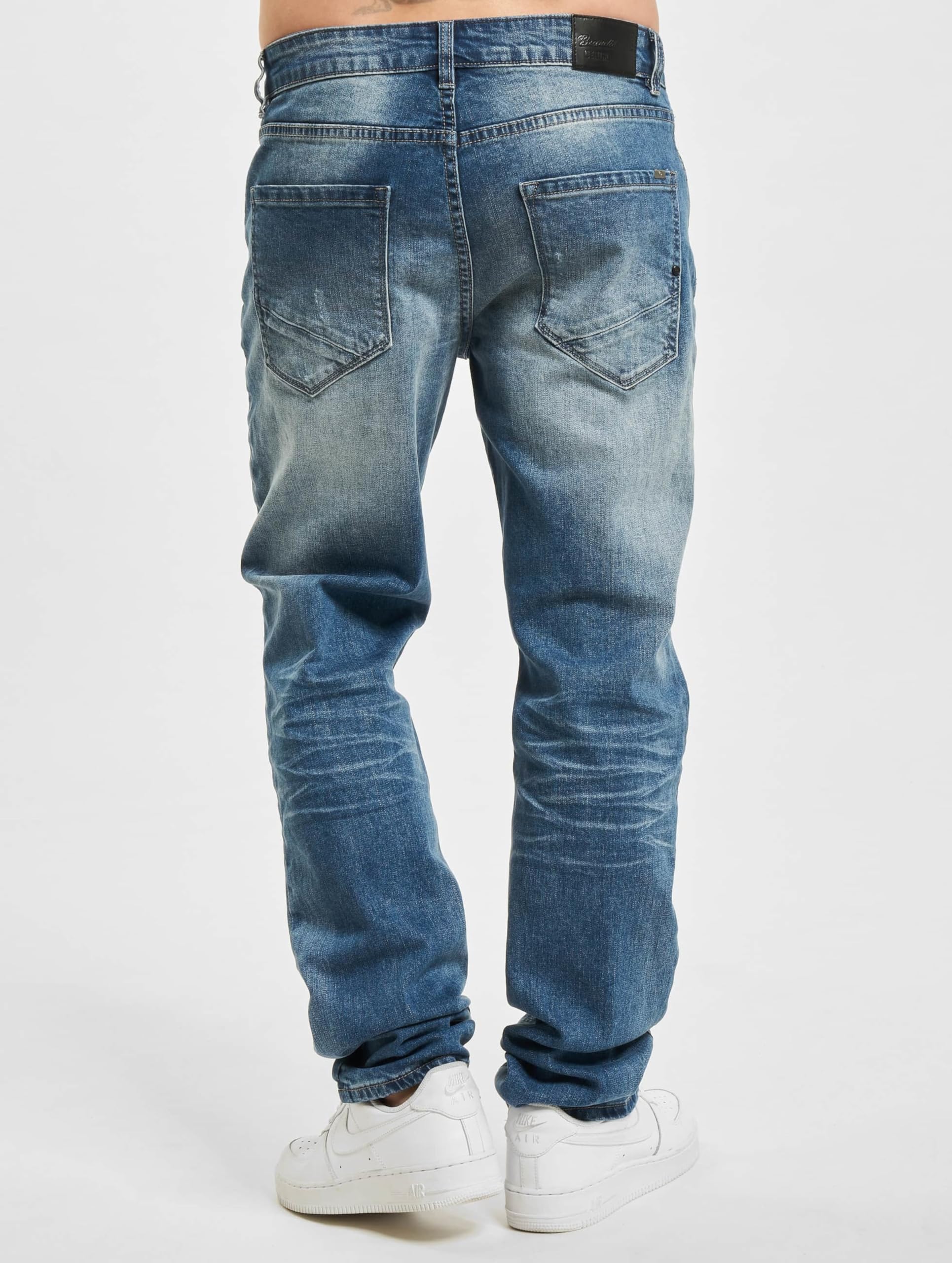 Brandit Men's Will Slim Fit Denim Jeans - Classic Blue Stretch Jeans for Casual Wear & Everyday Comfort | Perfect for Work, Dating & Weekend Outfits