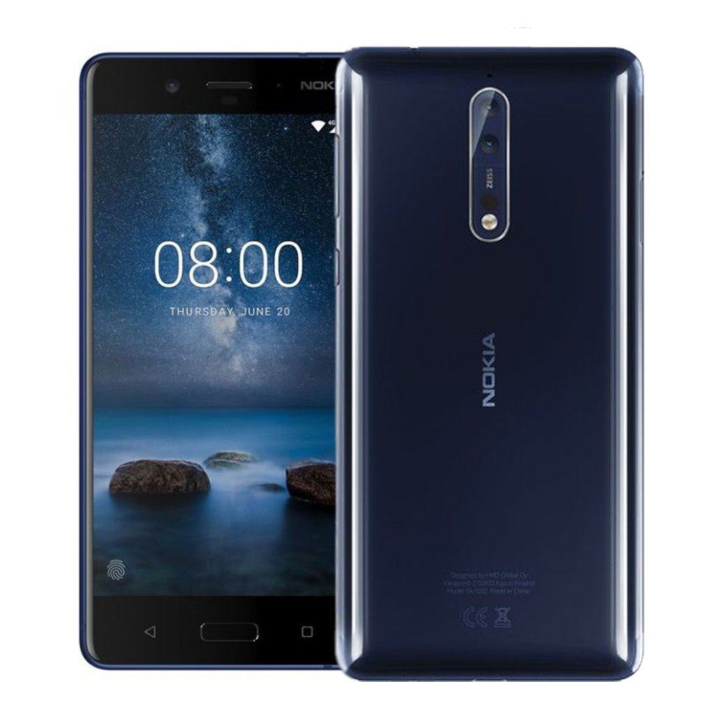 Nokia 8 Smartphone - 64GB Unlocked Android Phone with 13MP Dual Camera | Perfect for Business Professionals & Travel Enthusiasts
