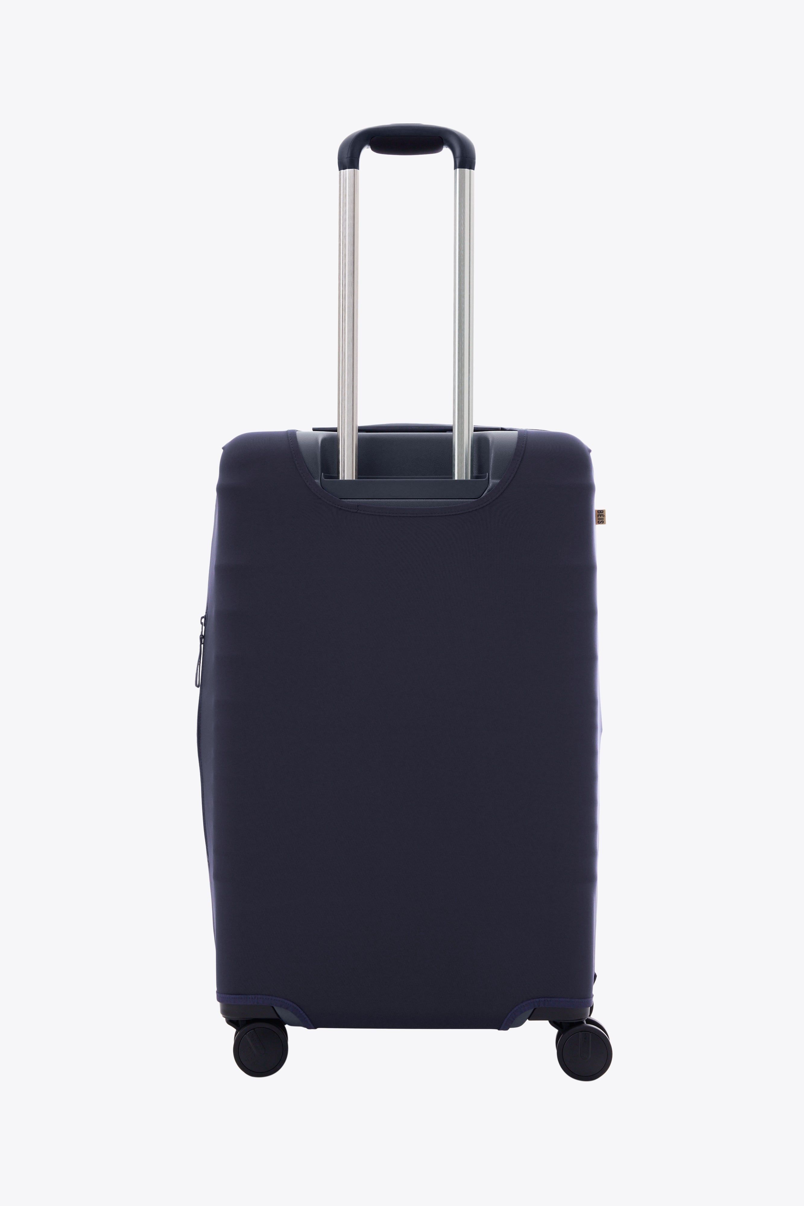 Navy Medium Check-In Luggage Cover - Durable Waterproof Suitcase Protector for Travel, Airplane & Vacation Use