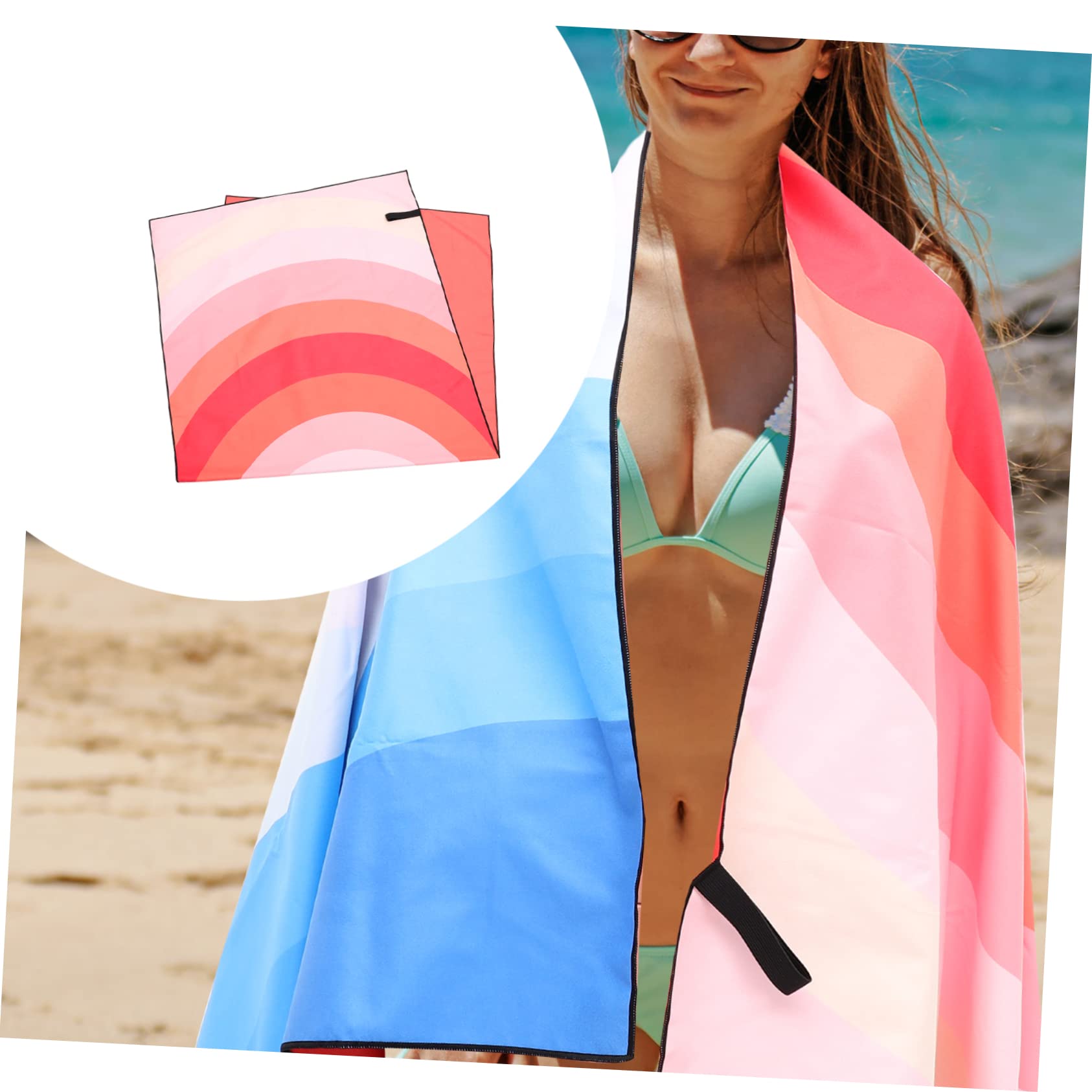 3pcs Extra Large Soft Beach Towels - Quick Dry Bath & Yoga Towel Set for Swimming, Travel, Gym - Lightweight & Portable Beach Accessories for Pool, Vacation, Outdoor Activities