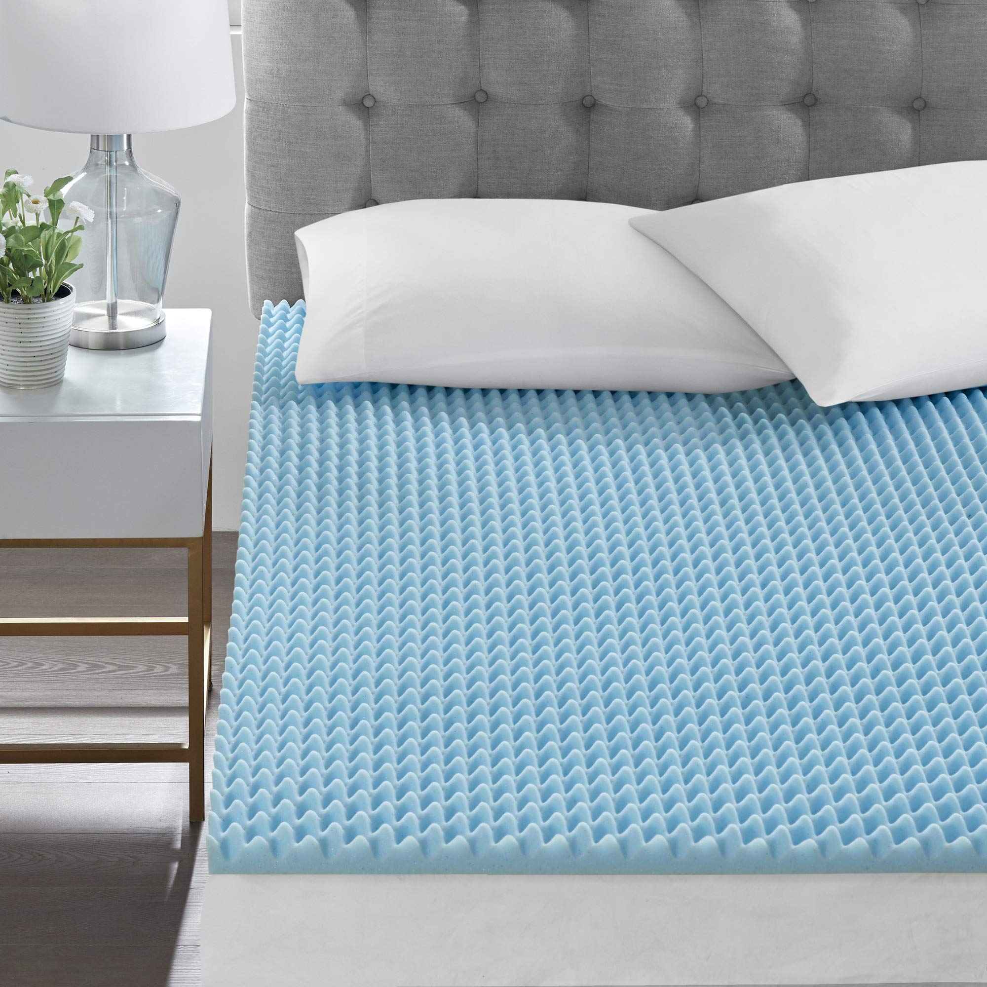 Sleep Philosophy Gel Infused Memory Foam Mattress Topper - 1.5