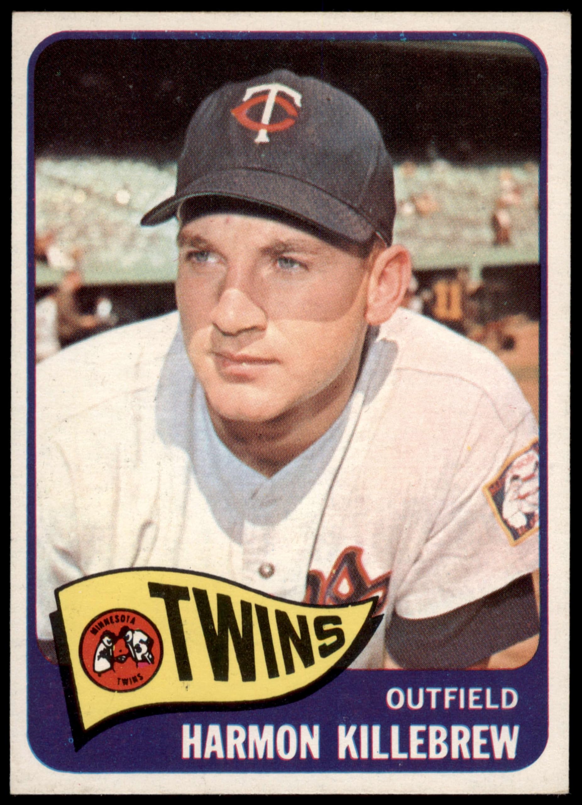 1965 Topps #400 Harmon Killebrew Minnesota Twins Baseball Card - EX Condition - Vintage MLB Collectible for Sports Memorabilia Fans & Card Investors