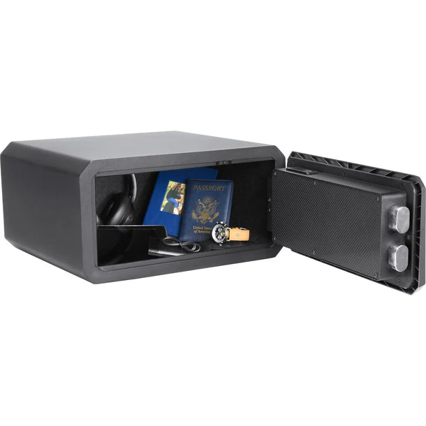 Barska AX13934 Obsidian 9 Biometric Fingerprint Safe with Touchscreen Keypad - Secure Handgun, Jewelry & Valuables for Home or Office Use