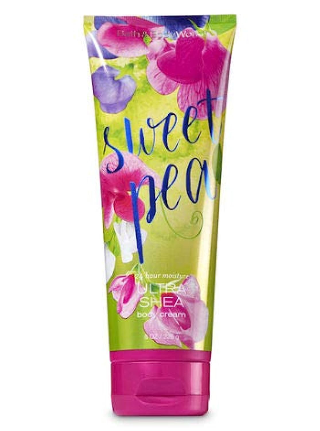 Bath & Body Works Sweet Pea Ultra Shea Body Cream - 8 oz | Deeply Moisturizing Hand & Body Lotion for Dry Skin | Perfect for Daily Hydration & Gift Sets