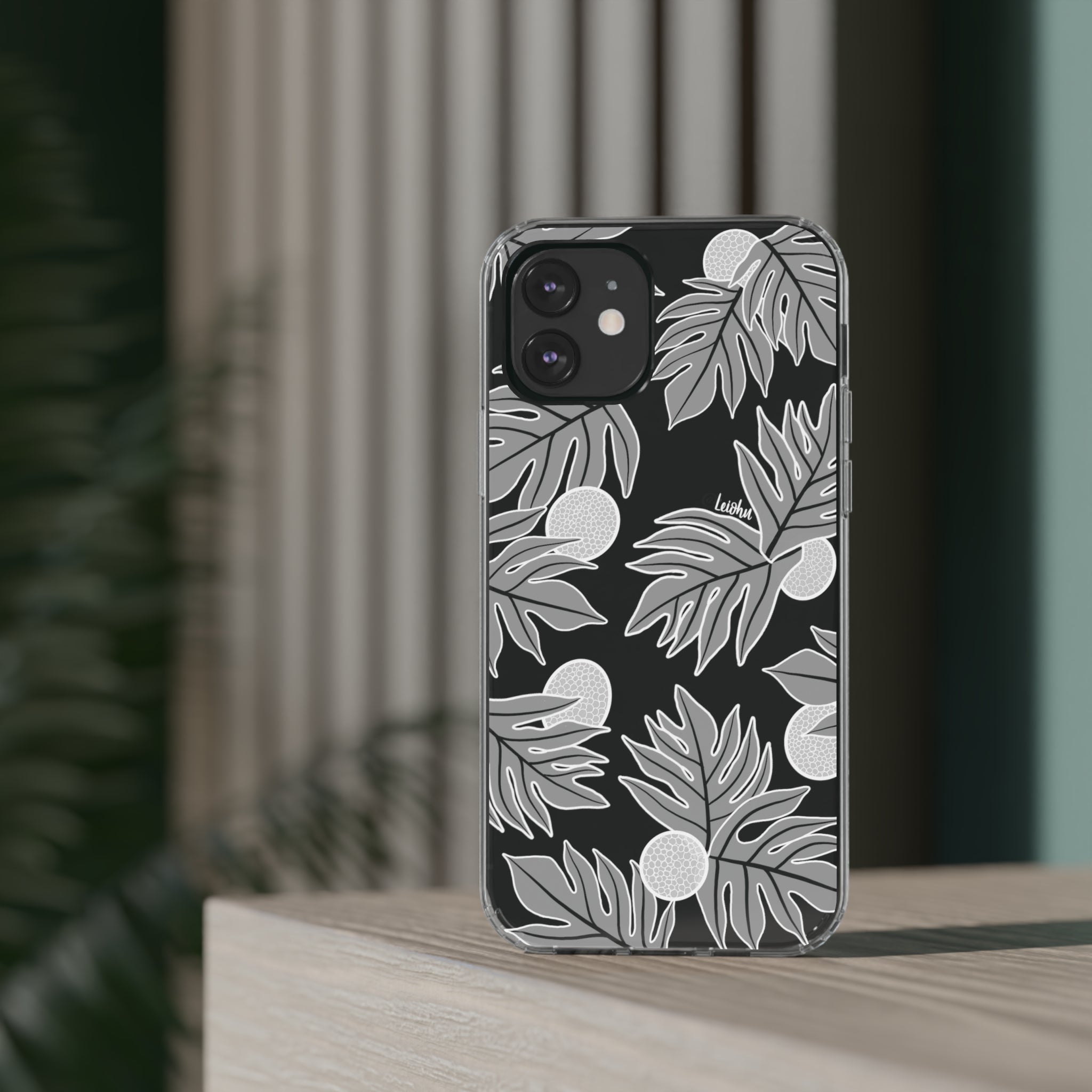 Premium Ulu Ke'oke'o Clear Phone Case - Shockproof & Scratch-Resistant Protective Cover for iPhone 14/13/12/11 Pro Max - Perfect for Outdoor Adventures, Travel & Daily Use