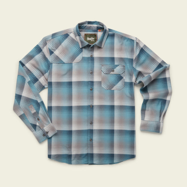 Men's Harkers Flannel Shirt - Soft Plaid Long Sleeve Button Down Shirt for Casual Wear & Outdoor Activities