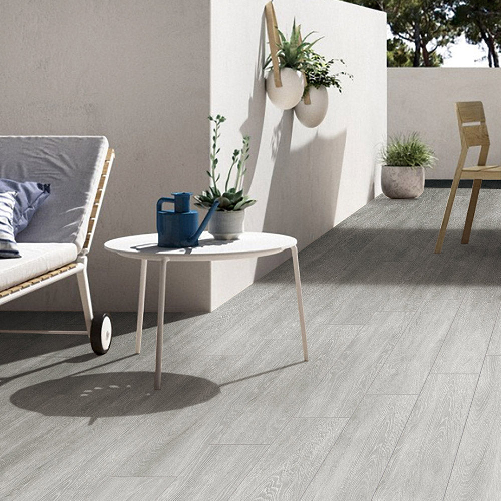 Timberline Grey 1200x200mm Matte Wood Look Porcelain Tile - Perfect for Flooring, Walls, and Kitchen Backsplash