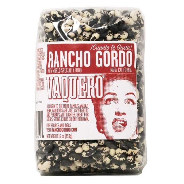 Organic Vaquero Beans by Rancho Gordo | Premium Heirloom Beans for Soups, Stews & Mexican Cuisine | Non-GMO, Gluten-Free, High Protein Legumes