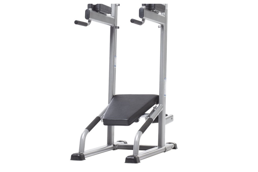 TuffStuff Evolution VKR Chin Dip Ab Crunch Push Up Training Tower (CCD 347) - Home Gym Equipment for Full Body Workout & Strength Training