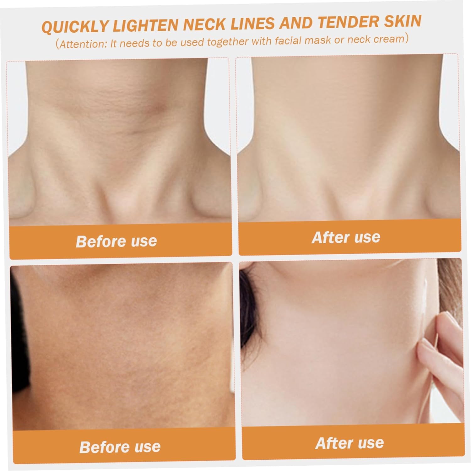 Reusable Silicone Neck Patches for Wrinkles - 1 Pack Anti-Aging Neck Mask for Tightening & Firming Skin | Beauty Care for Neck Cream Application | Perfect for Night Routine & Travel Skincare