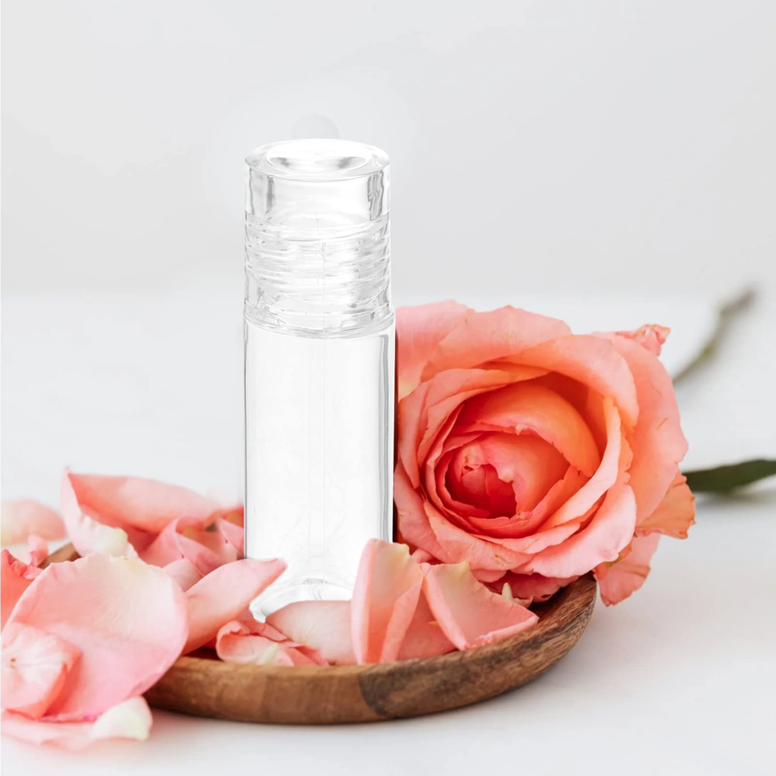 20pcs Mini Clear 3ml Empty Plastic Powder Containers with Sifter - Refillable Cosmetic Jars for Loose Face Powder, Shampoo, Conditioner & Lotion | Perfect for Travel, Makeup Kit & DIY Beauty Products