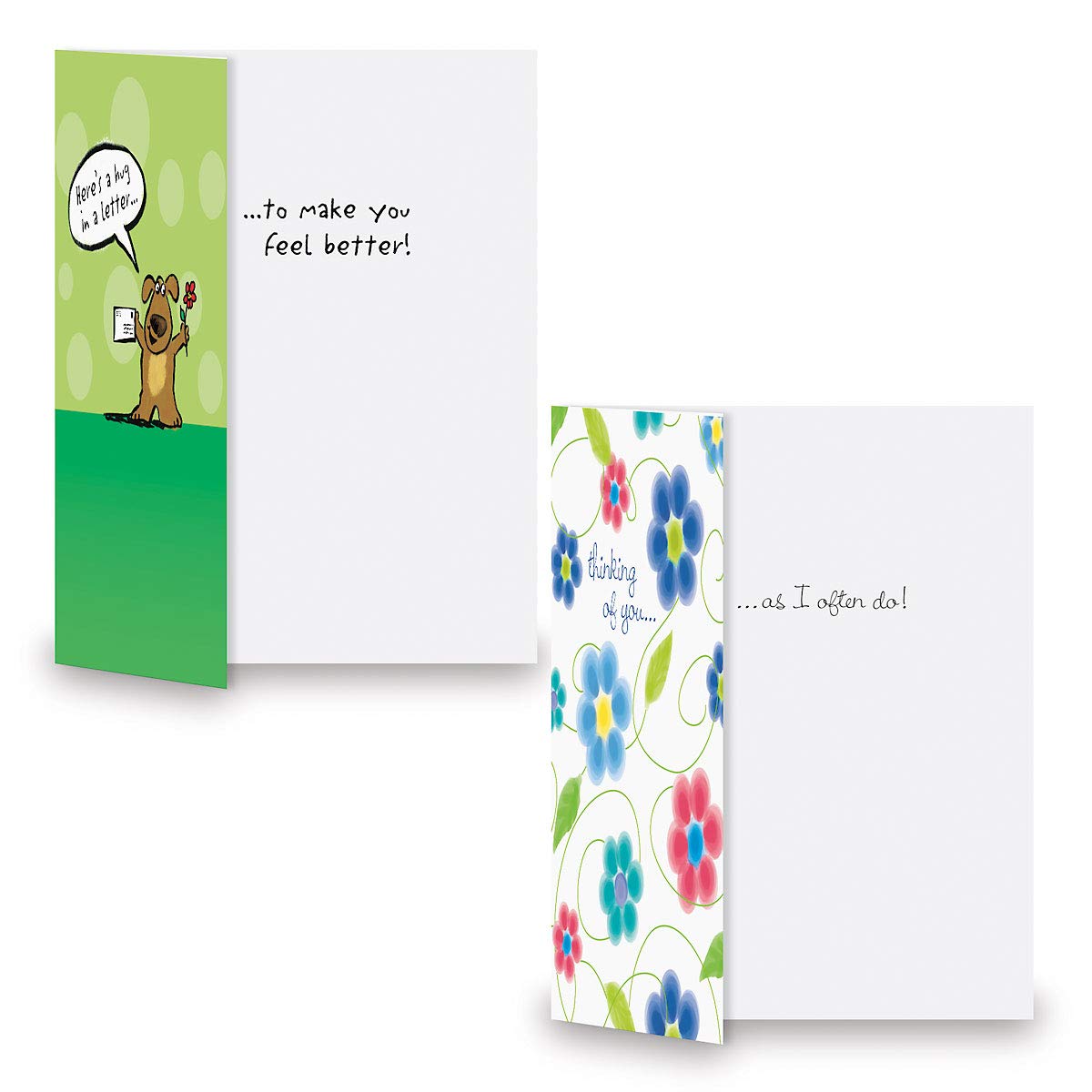 Thinking of You Greeting Cards - 16-Pack with 8 Unique Designs (5