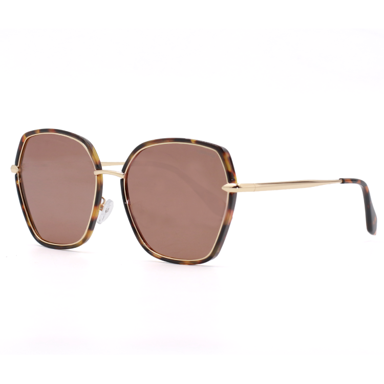 Maya Polarized Tortoise Shell Sunglasses - UV Protection, Lightweight & Stylish for Outdoor Activities, Driving, and Beach Vacations