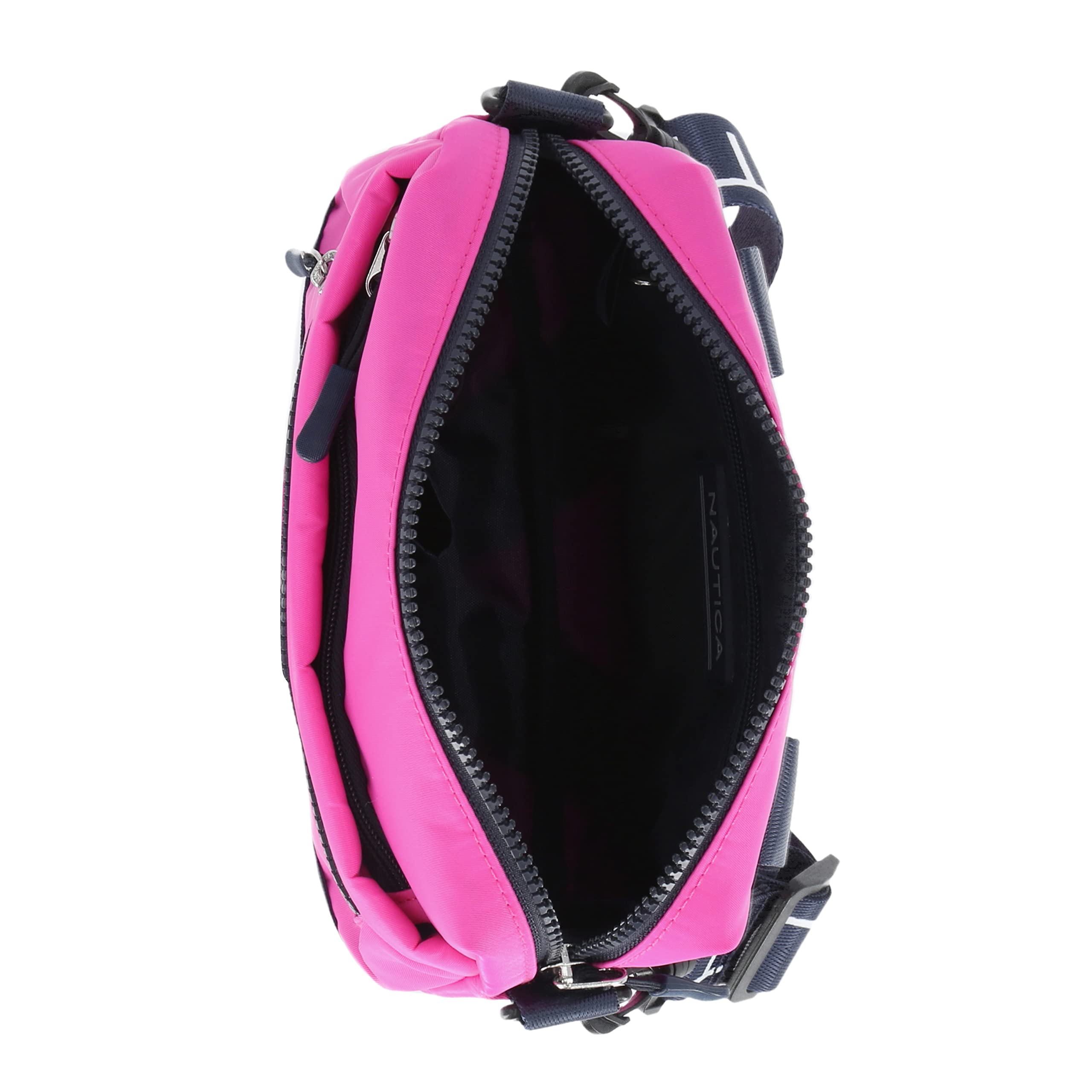 Nautica Adjustable Nylon Crossbody Belt Bag for Men & Women - Perfect for Travel, Gym & Everyday Use