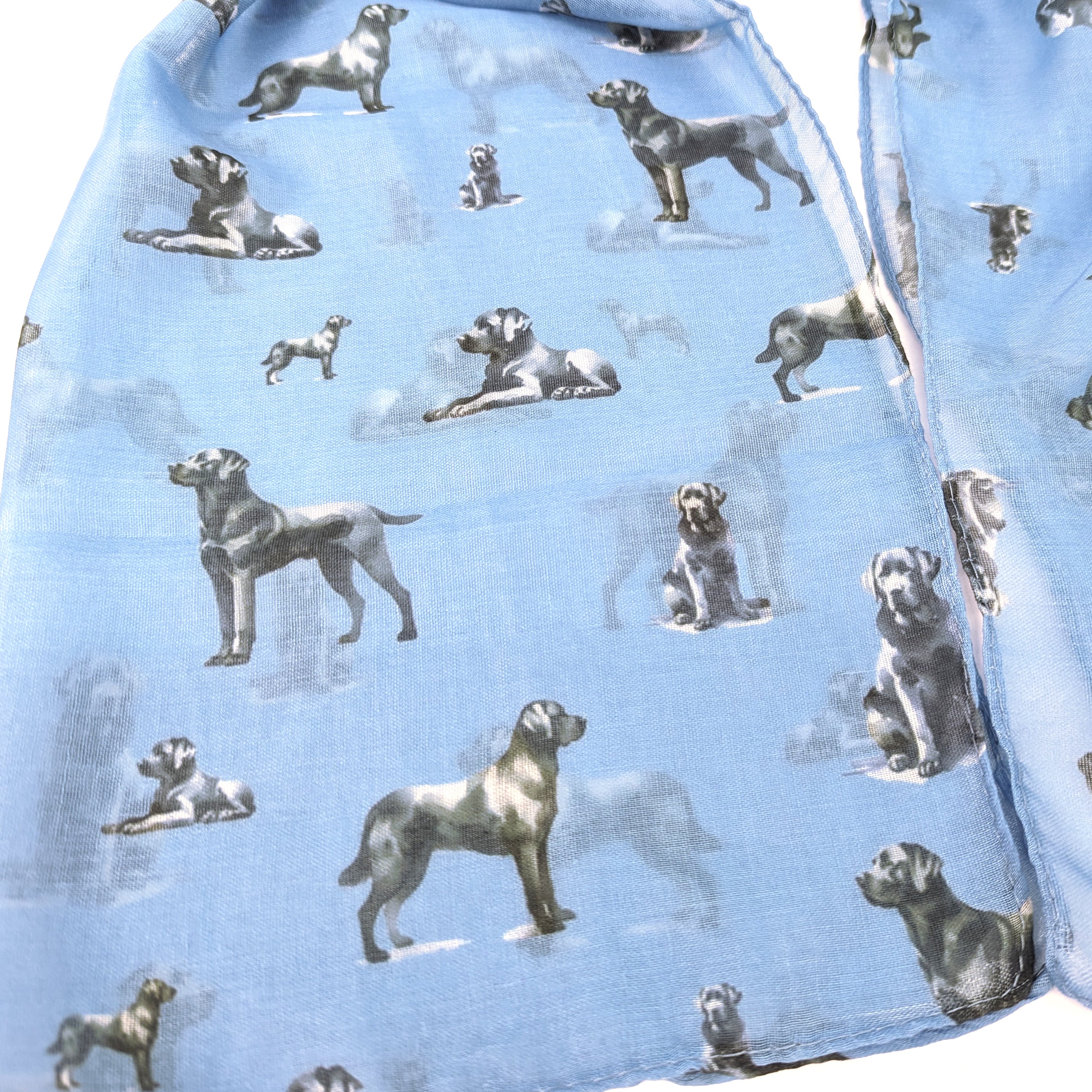 Stylish Denim Dog Scarf (50x180cm) - Fashionable Pet Accessory for Small & Medium Dogs - Perfect for Outdoor Walks & Photo Shoots