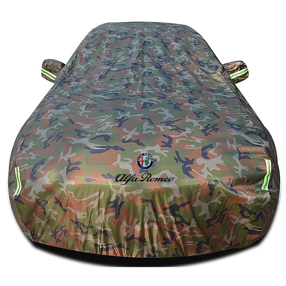 Custom Oxford Car Cover for Alfa Romeo 2600 Berlina/Berlina de Luxe Sedan 1962-1969 | Heavy-Duty Waterproof Outdoor Car Cover with Cotton Lining | Scratch Resistant Thickened Tarpaulin | Perfect for Garage Storage, Travel Protection & All-Weather Shielding