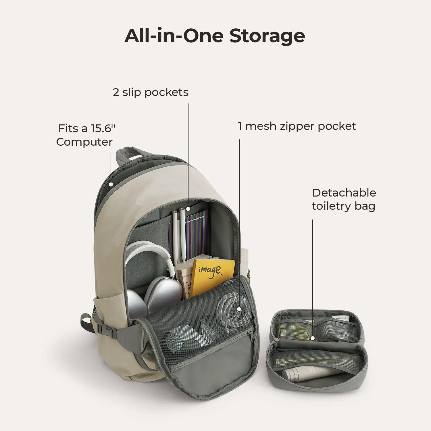 Soar 25L Waterproof Hiking Backpack Set - Lightweight Travel Daypack for Outdoor Adventures, Camping & College Students