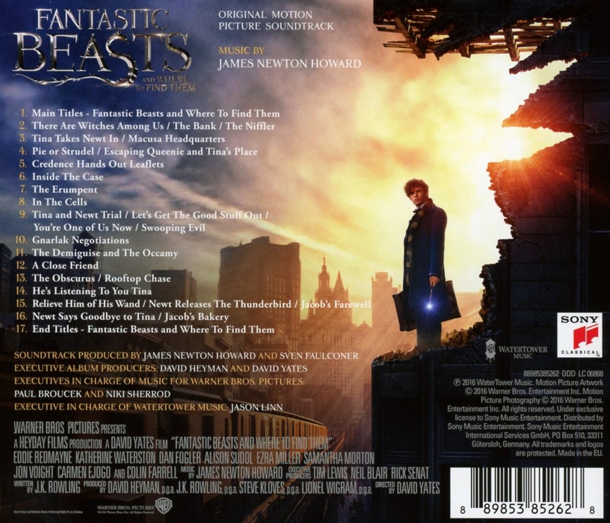 Fantastic Beasts Original Motion Picture Soundtrack - Magical Movie Music for Harry Potter Fans, Home Theater & Relaxation