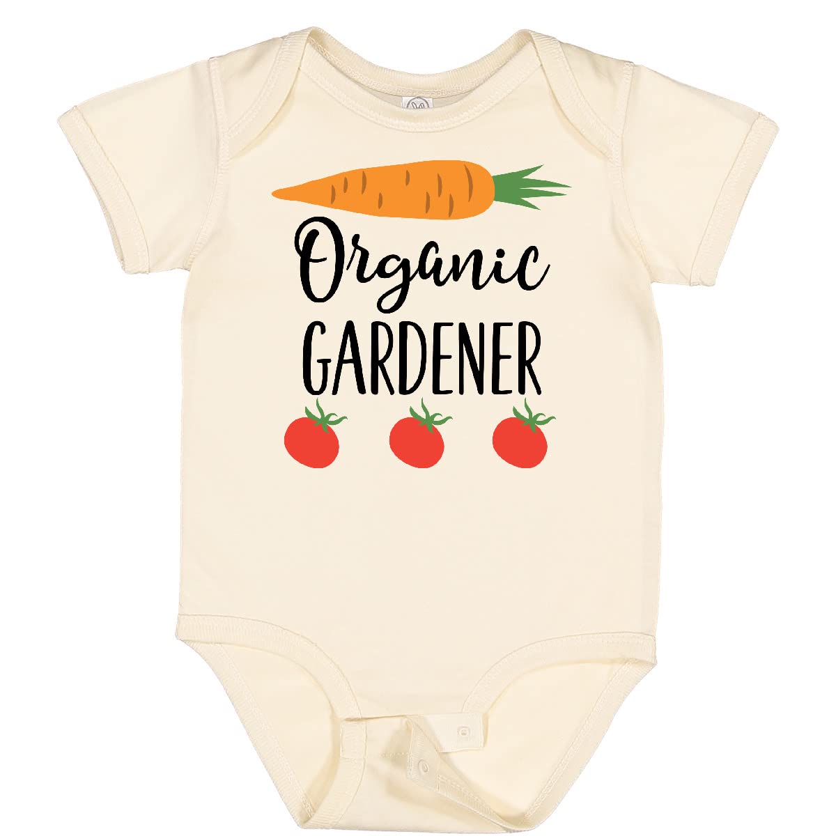 Inktastic Organic Gardener Baby Bodysuit - 100% Cotton Cute Gardening Outfit for Infants & Toddlers - Perfect for Family Gardening Activities, Outdoor Play & Photo Shoots