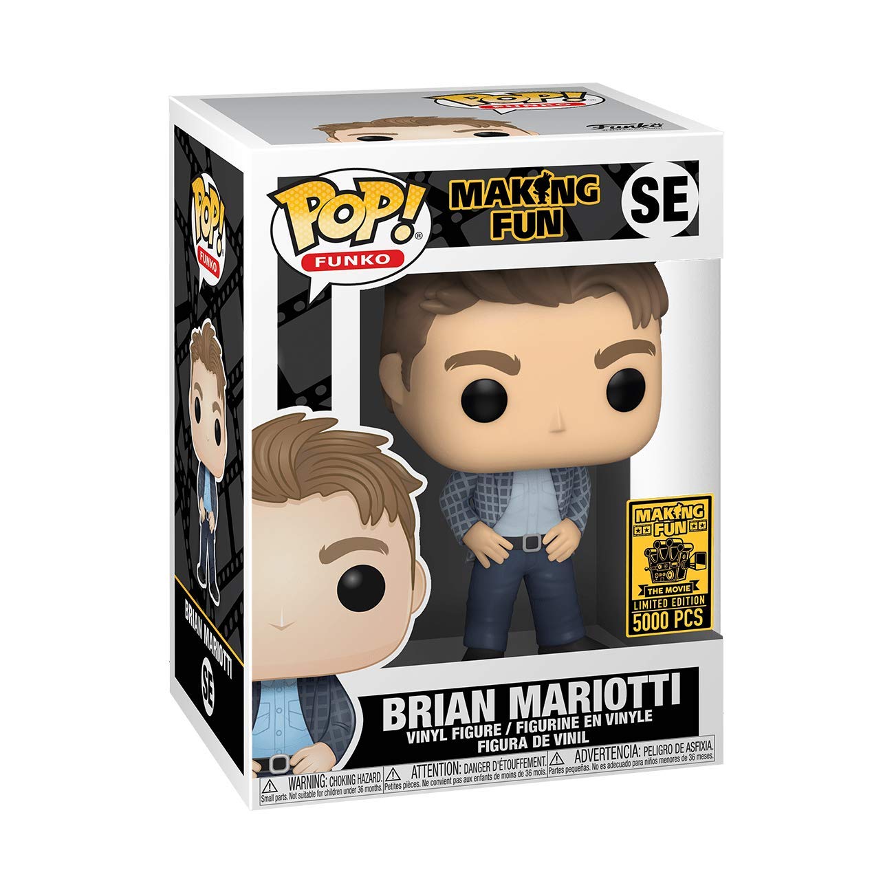 Funko Making Fun DVD/Blu-Ray with Exclusive Brian Mariotti Pop! Vinyl Figure Limited Edition 5000 - Perfect for Movie Nights and Collectors Display