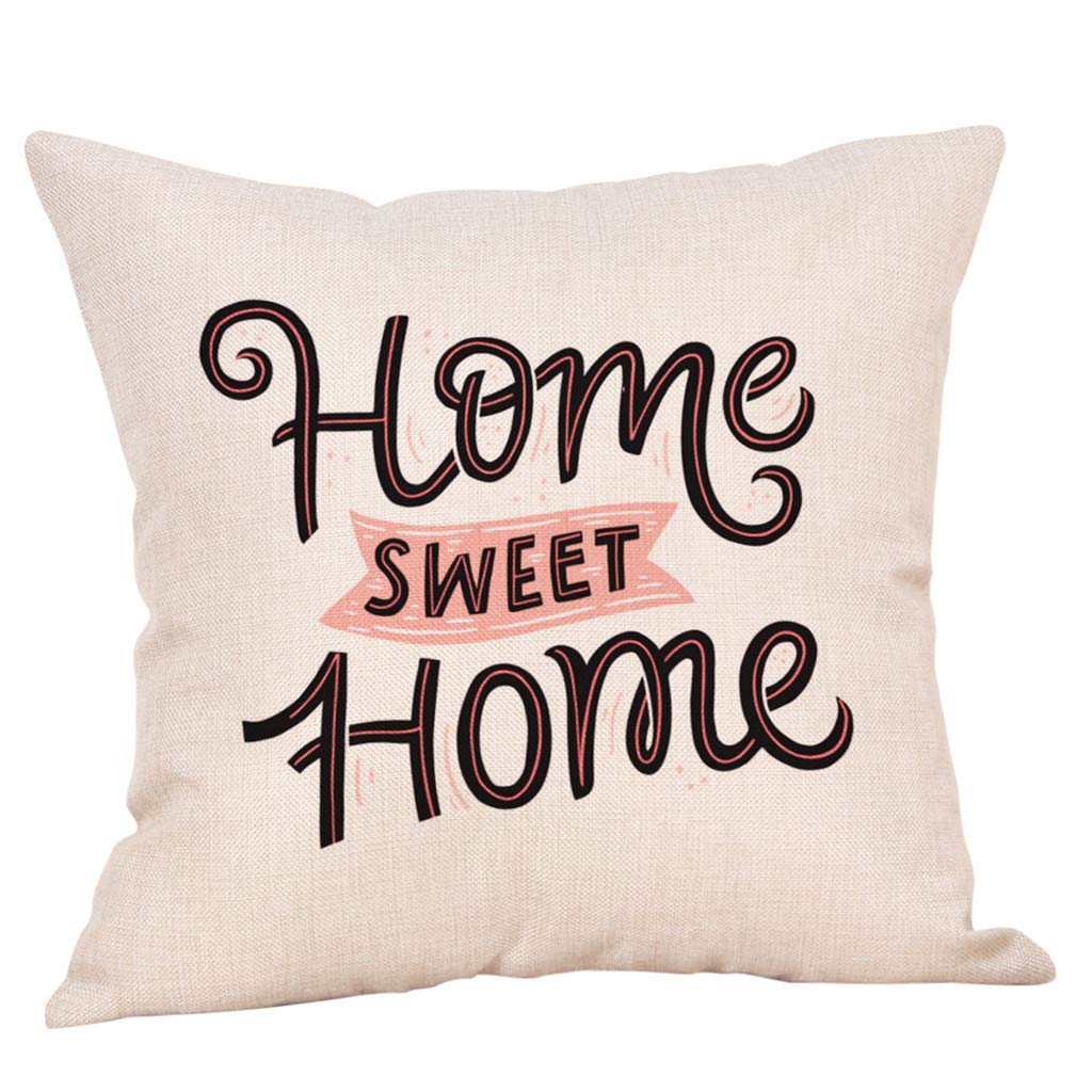 Arystk Cotton Linen Square Cushion Cover - Soft Throw Pillow Cases for Sofa, Bed & Home Decor - Perfect for Living Room, Bedroom and Cozy Home Styling