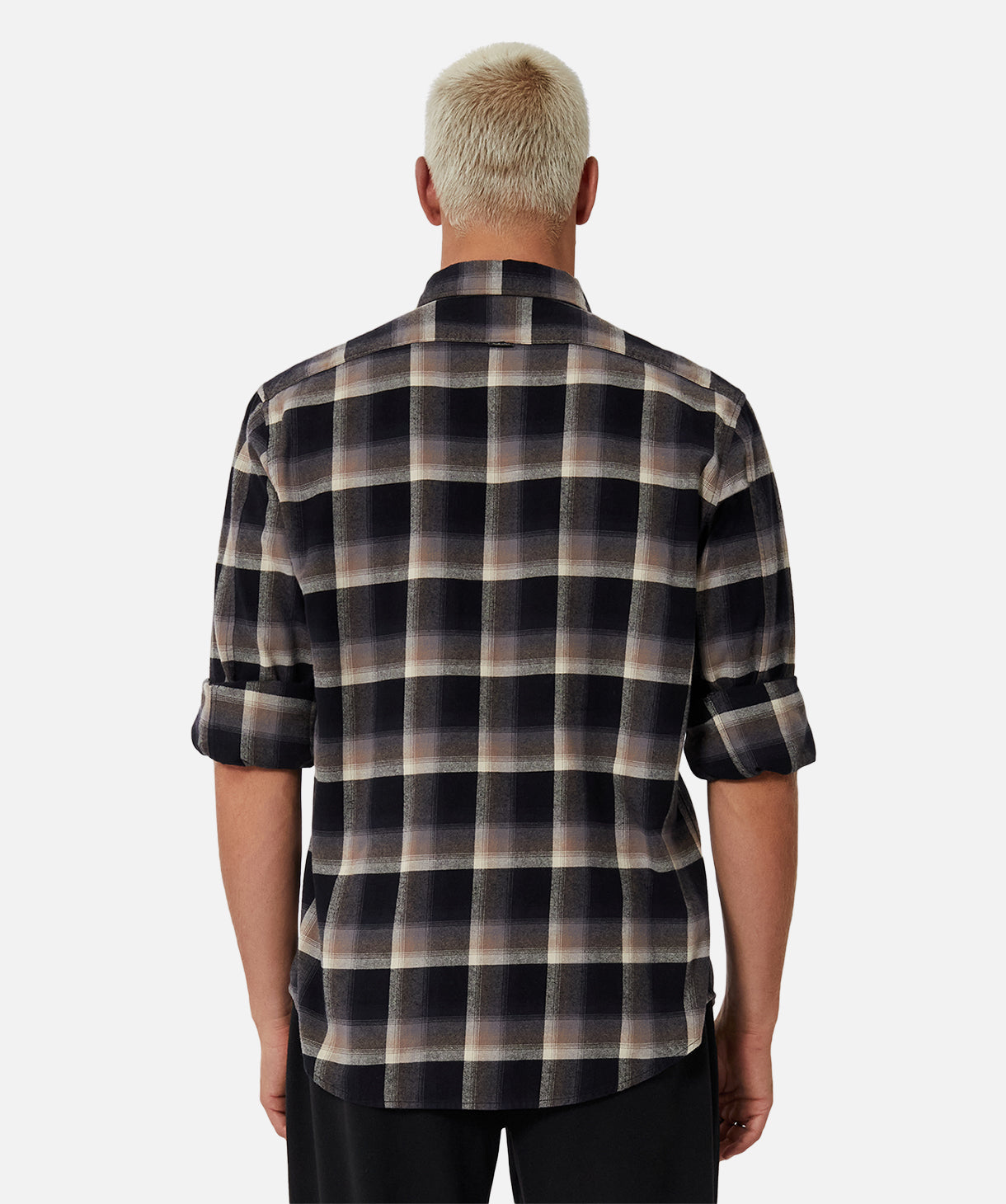 The Clifton LS Shirt - Black Multi Color Long Sleeve Casual Button-Up for Men | Perfect for Office, Date Night & Outdoor Activities