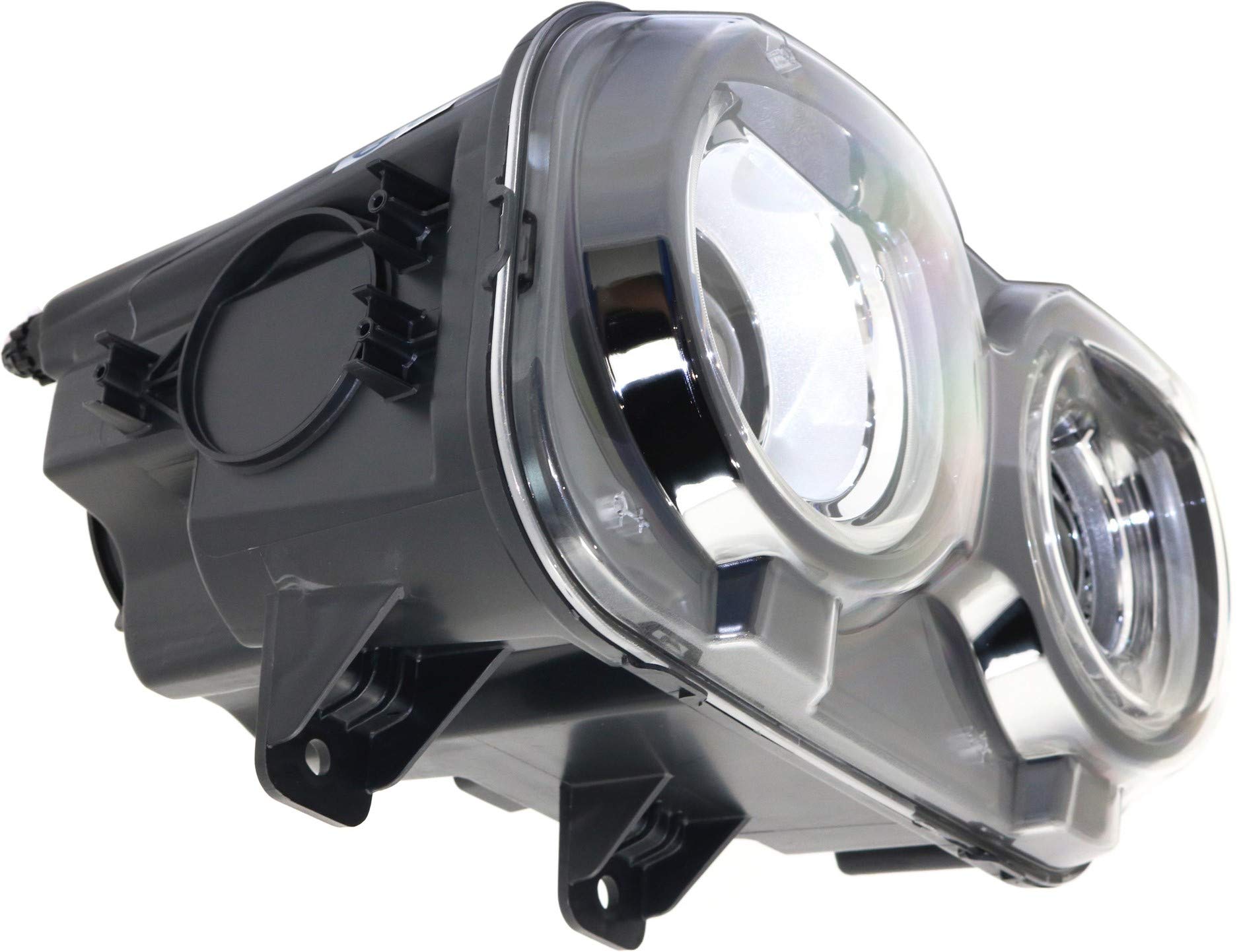 Garage-Pro Clear Lens Halogen Headlight Compatible with 2015-2020 Dodge Challenger - Passenger Side Replacement for Improved Night Driving & Safety