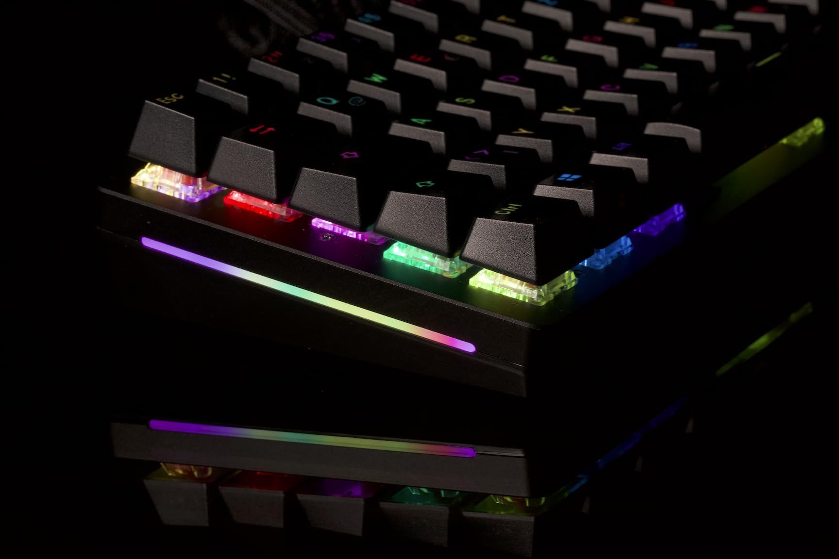 Glorious GMMK 2 Full Size (96%) Mechanical Gaming Keyboard - Aluminum Frame, Hot-Swappable, Double-Shot Keycaps, Glorious Fox Switches, RGB Backlit, QWERTY Spanish Layout - Black | Perfect for Esports, Streaming & Office Work