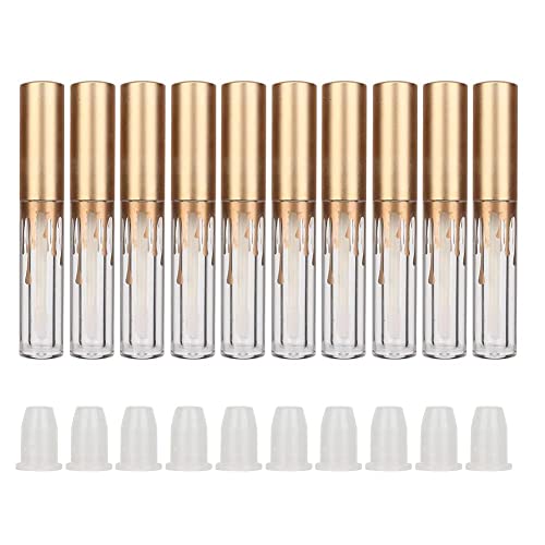 A K Homes - Empty Transparent Lip Gloss Tubes & Lipstick Bottles for DIY Cosmetics, Travel, and Makeup Storage | Portable for Home & Outdoor Use