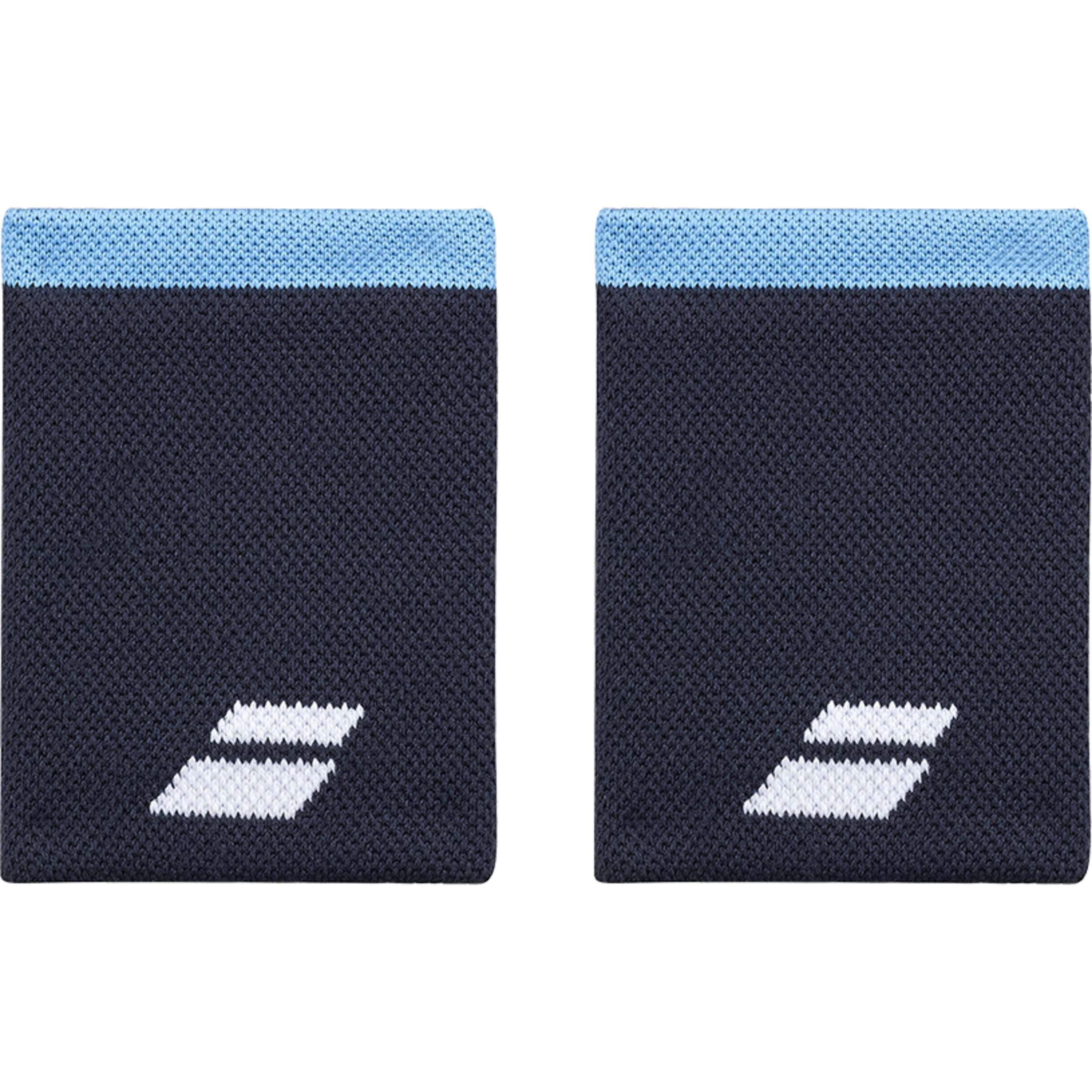 Babolat Jumbo Logo Wristbands - Blue | Tennis & Sports Sweatbands for Men & Women | Perfect for Tennis, Basketball & Workout
