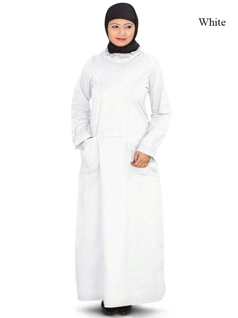 Elegant Muslim Abaya Dress for Women - Modest Islamic Prayer Gown - Perfect for Eid, Ramadan & Daily Wear