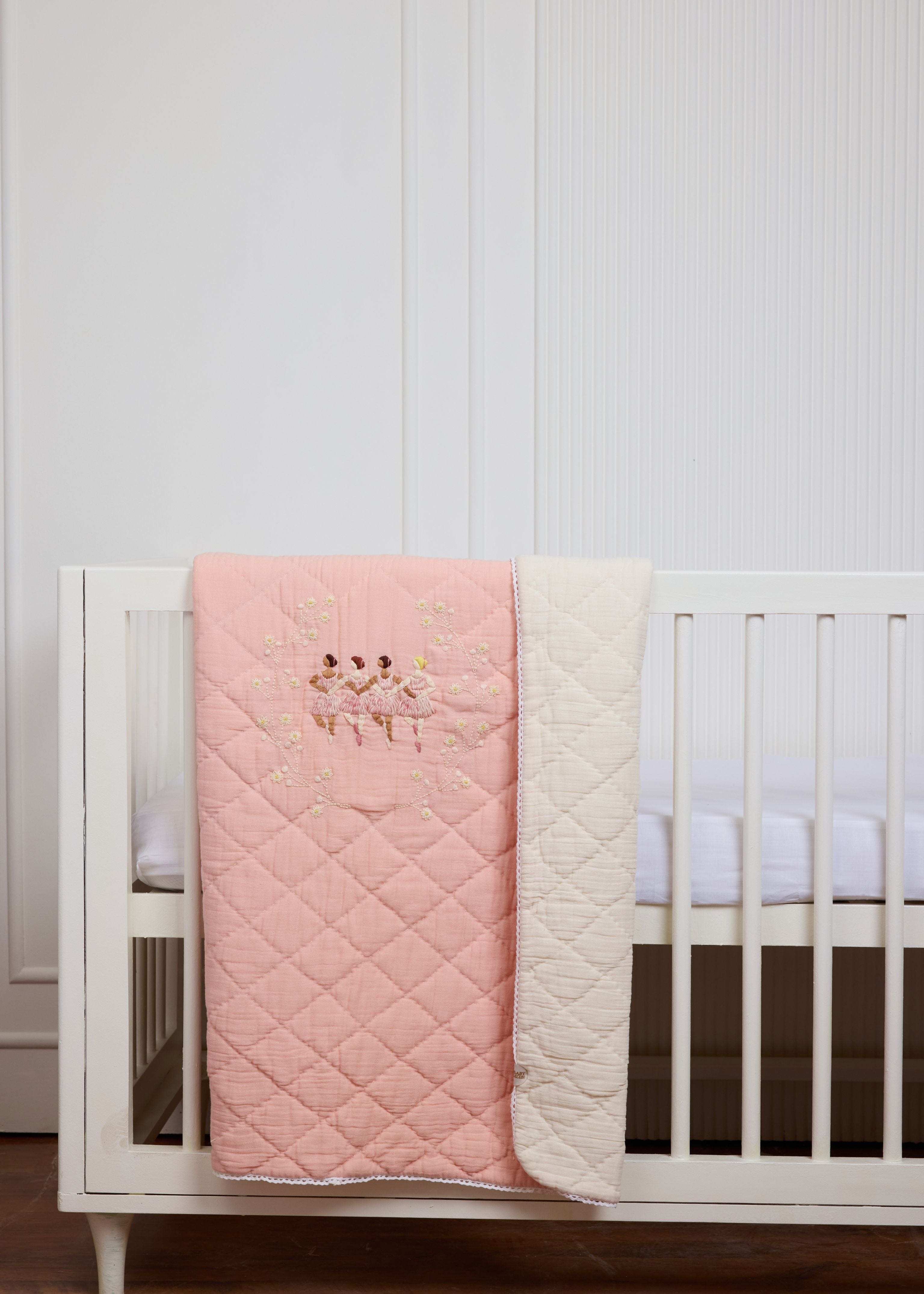 Arabesque Cot Bedding Set - Soft Baby Crib Sheets & Nursery Bedding for Boys & Girls | Perfect for Newborns, Toddlers & Daycare
