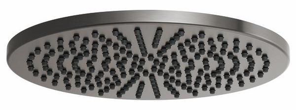 Brizo Luxe Steel 81392 SL 2.5 GPM Round Raincan Shower Head - High Pressure Waterfall Shower for Spa-Like Bathroom Experience