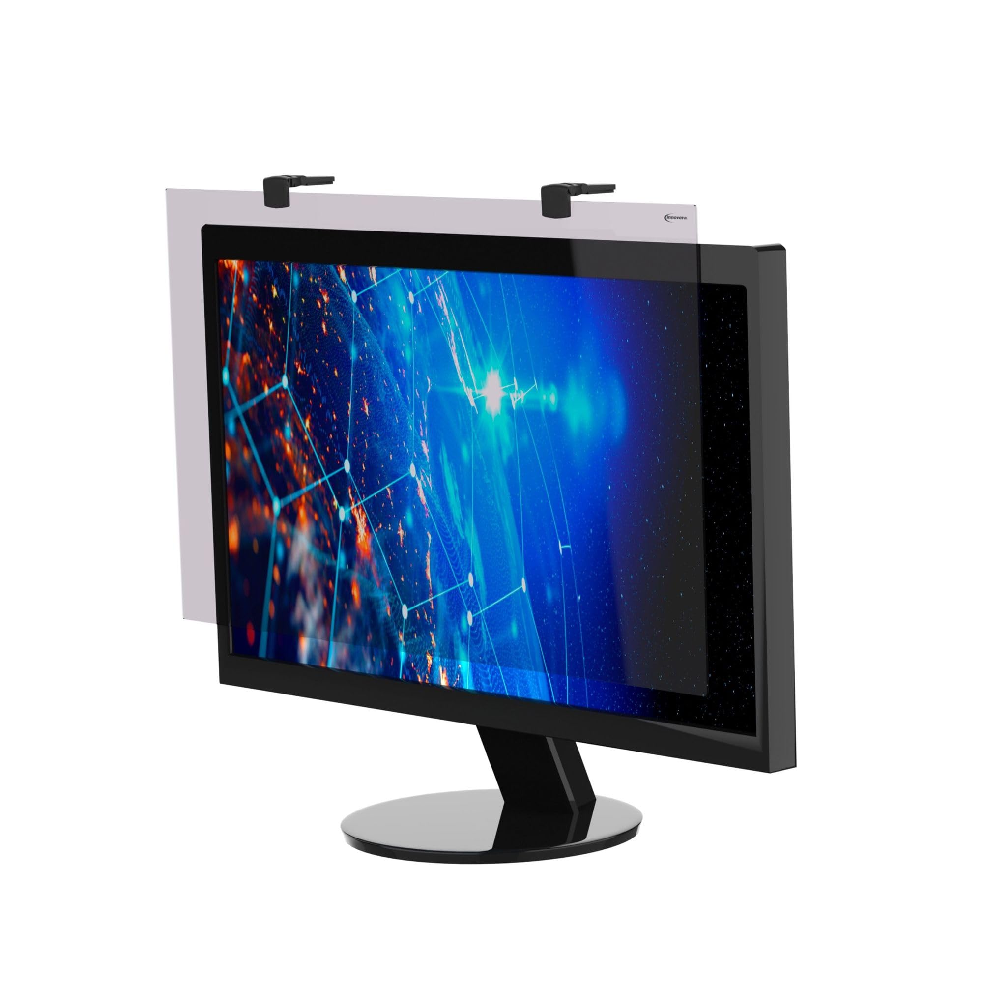 Innovera IVR46406 Anti-Glare LCD Monitor Screen Protector for 24-Inch Flat Panel Displays - Reduce Eye Strain for Office Work & Gaming