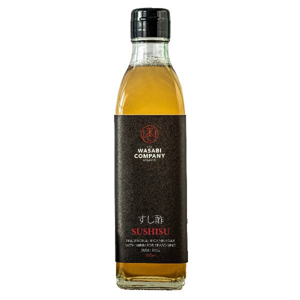 Premium Sushisu Rice Vinegar with Mirin - Authentic Japanese Seasoning for Sushi, Salads & Marinades - Perfect for Home Cooking & Restaurant Use