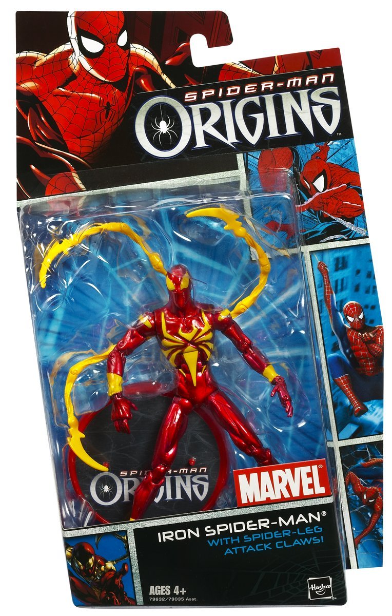 Iron Spider-Man Suit - Official Marvel Spider-Man Origins Hero Costume for Cosplay & Halloween | Kids & Adults Superhero Dress-Up