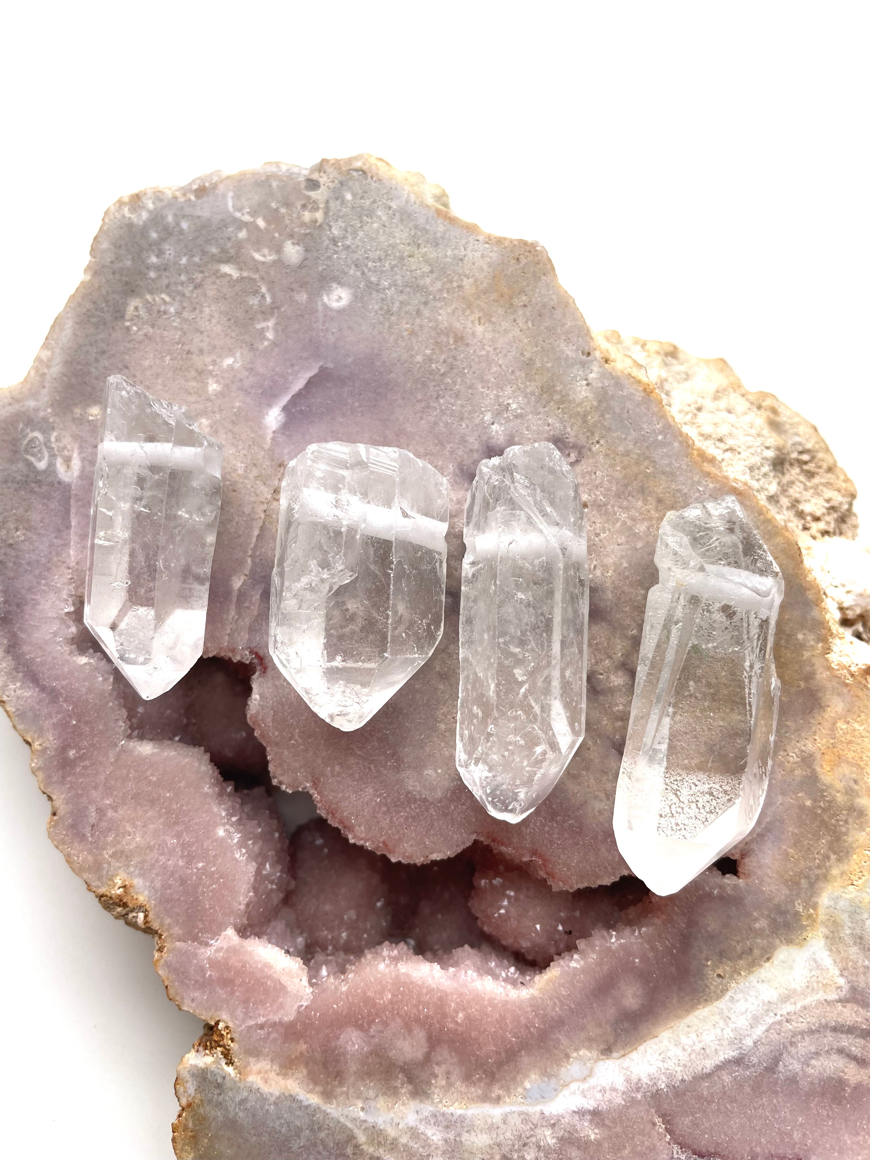Large Raw Clear Quartz Statement Necklace | Natural Crystal Jewelry for Women | Boho Chic Accessory for Spiritual Healing & Energy Cleansing