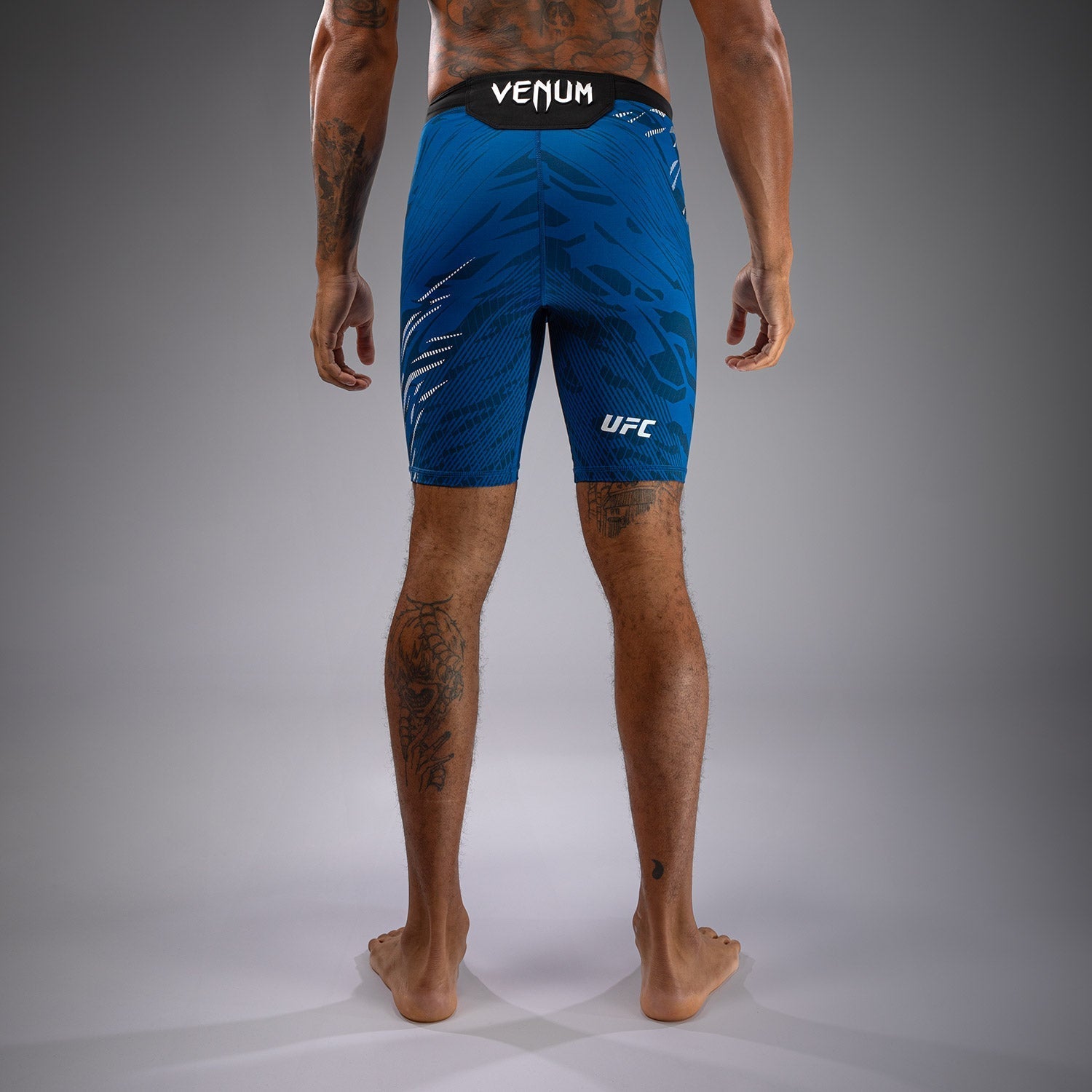 Venum UFC Fusion Authentic Men's Vale Tudo MMA Fight Shorts - Blue - Perfect for MMA Training, BJJ & Fight Night Events