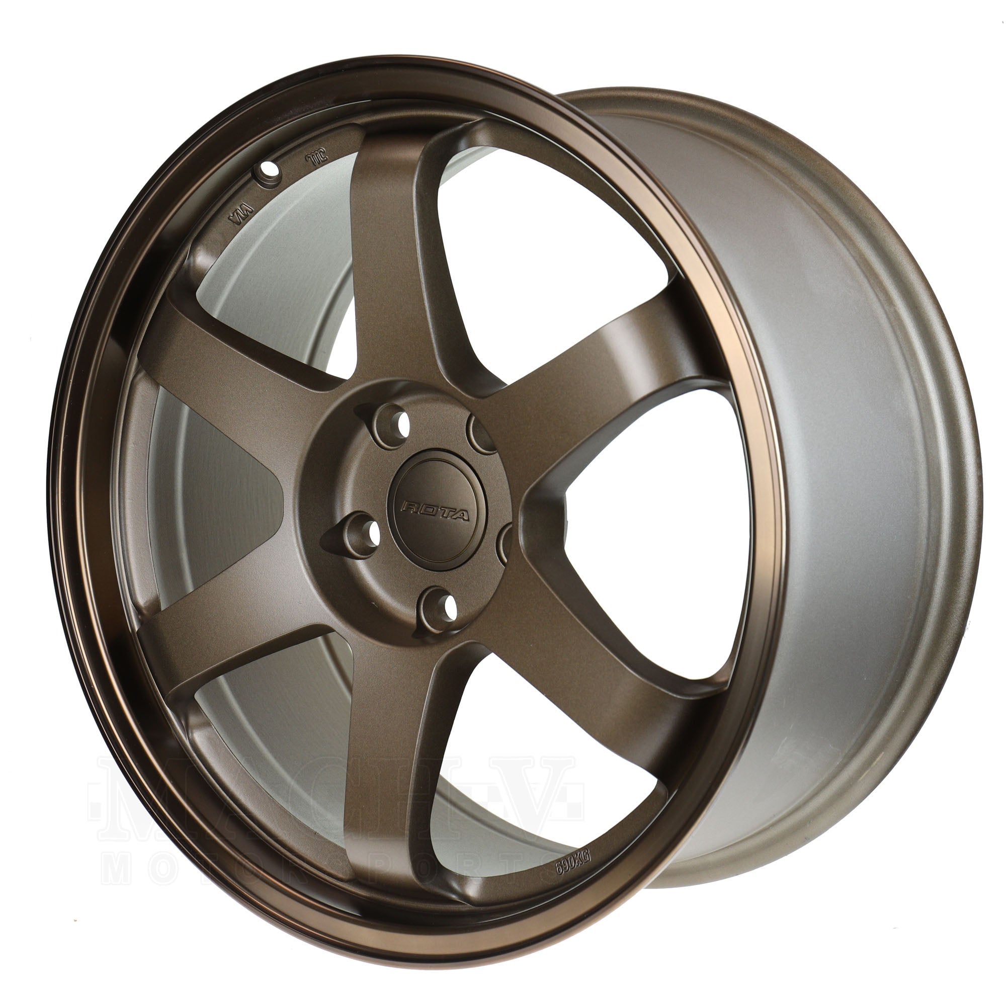 Rota Grid 18x8.5 +44 5x114 Alloy Wheels - Lightweight Performance Rims for Cars, Trucks & SUVs - Perfect for Street Racing, Off-Roading & Custom Builds