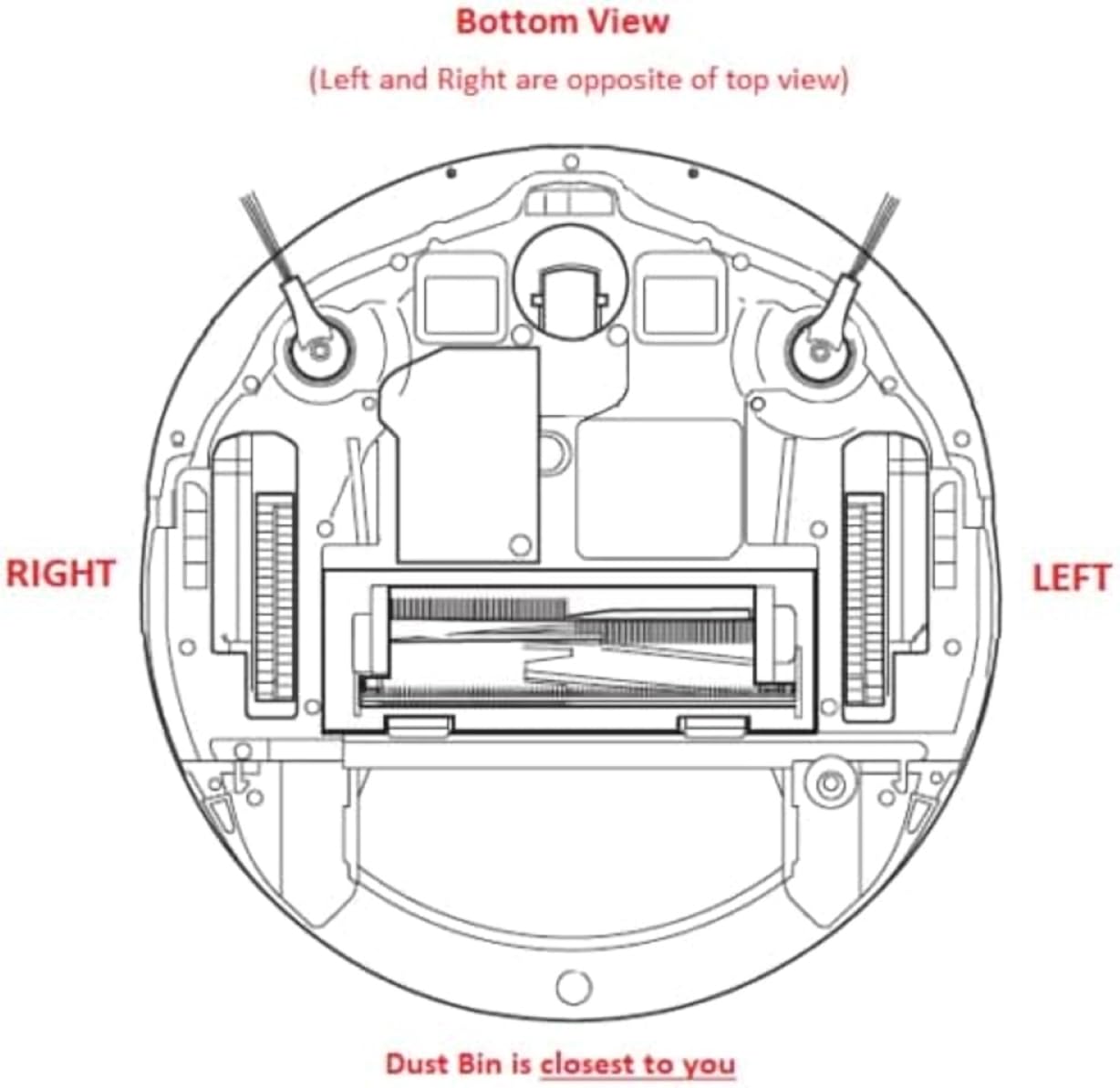 Shark Ion Robot Vacuum Brush Motor - Replacement Part for Cleaning