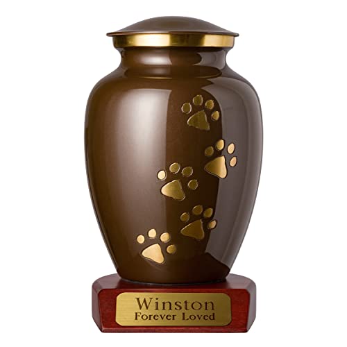 Harvest Brown, Vertical Brass Paws