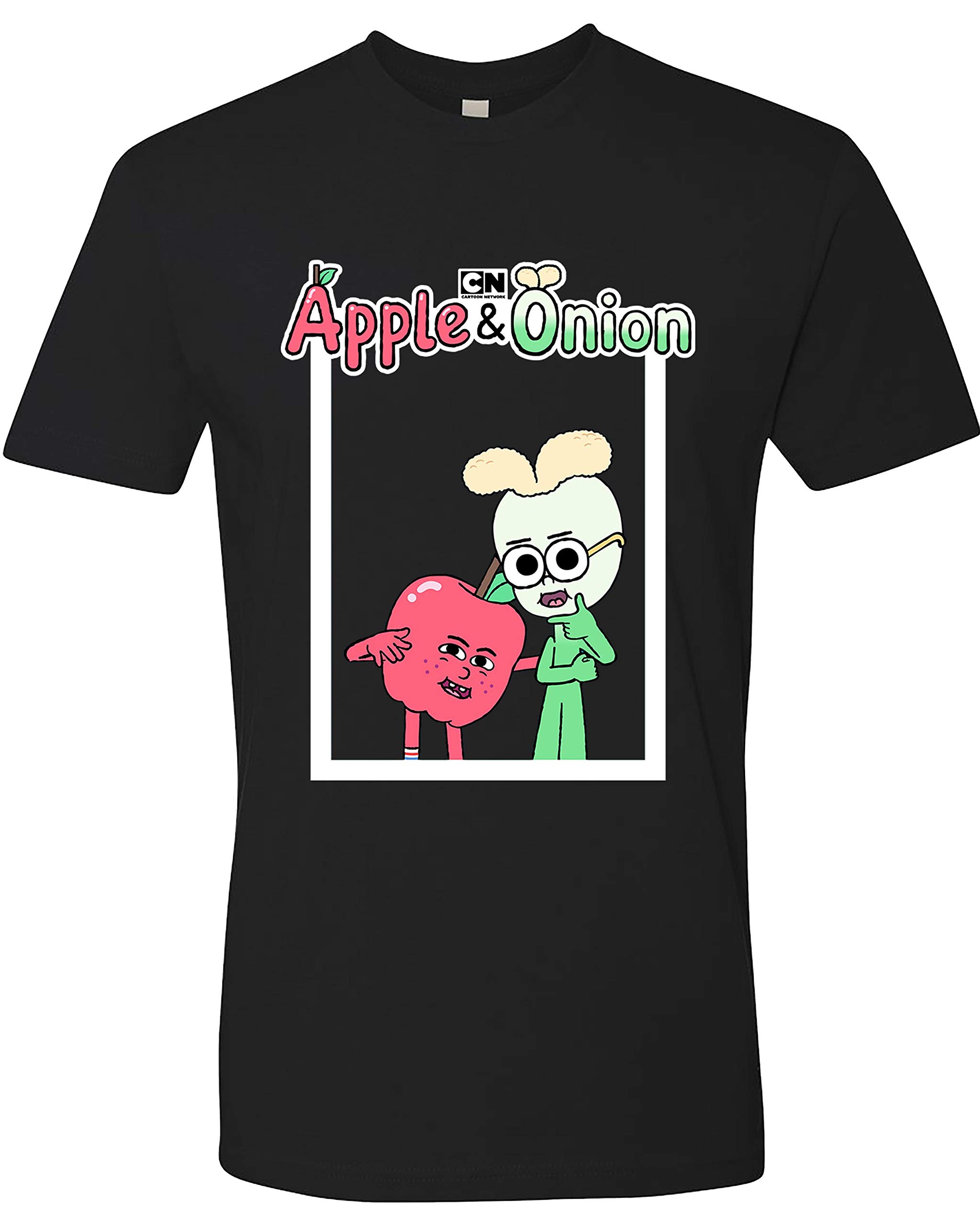 Apple & Onion Cartoon TV Show T-Shirt - Adult Unisex Graphic Tee - Funny Cartoon Apparel for Men & Women - Perfect for Casual Wear, Cosplay & Gifts