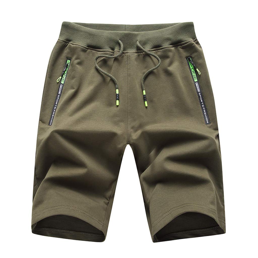 Breathable Men's Summer Shorts - Lightweight Comfortable Casual Home & Sports Pants for Lounge, Workout & Outdoor Activities